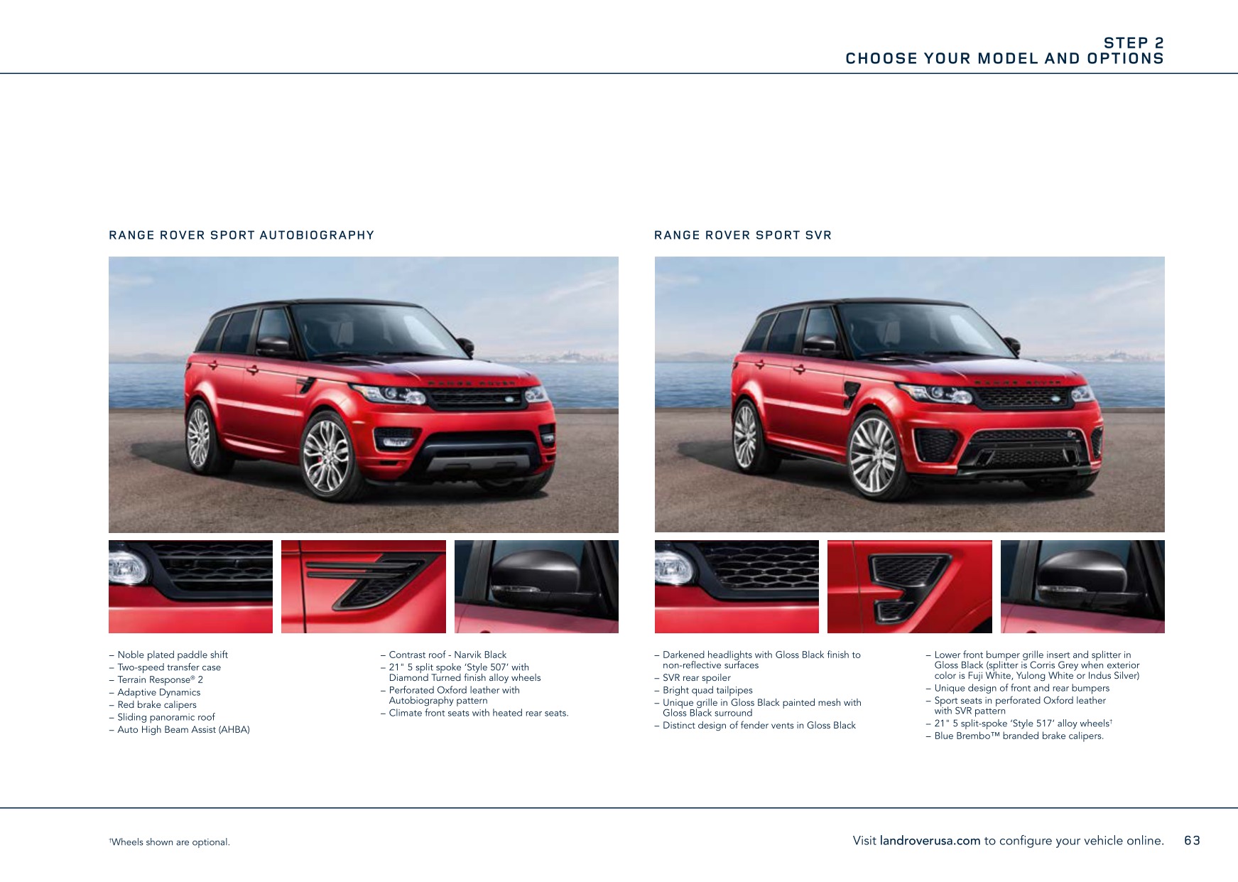 2017 Range Rover Sport Brochure Page 57